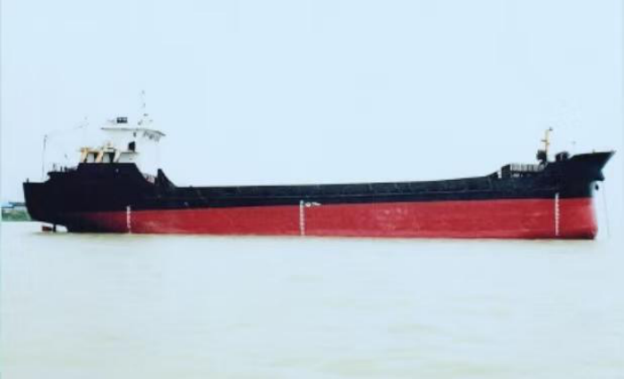 WAN-CARGO-002 cargo ship moored in calm water