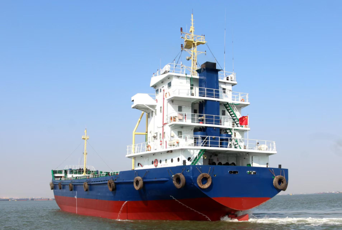 WAN-CARGO-005 container ship underway in calm water