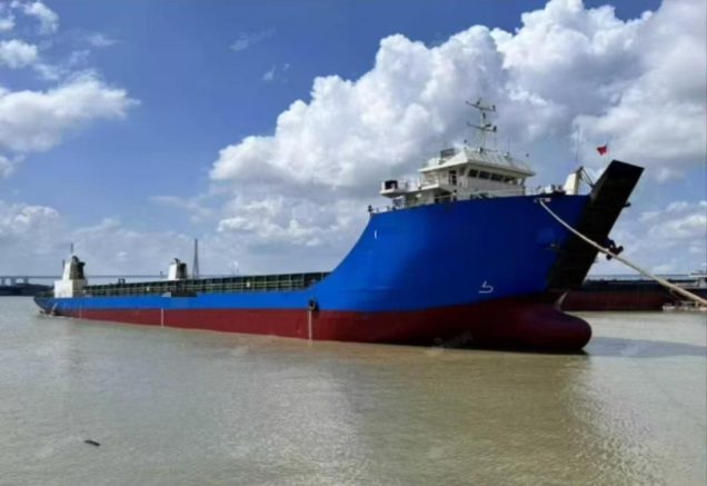 WAN-LCT-005 landing craft tank vessel anchored in shallow water
